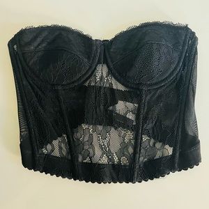 Black corset from Nasty Gal